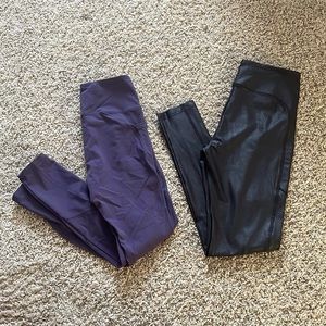 Leather and Spandex Legging Bundle (x2)